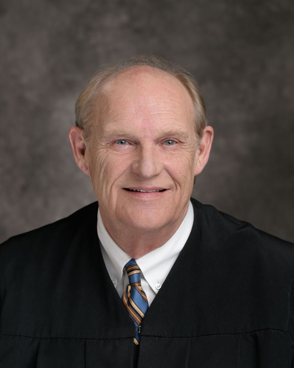 Photo of Judge Skip Mooney Jr in his Judicial robe